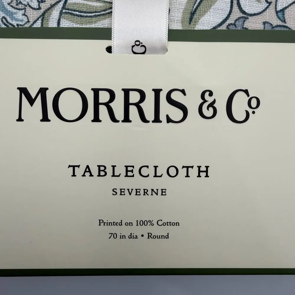 William Morris & Co Severne Round Tablecloth 70
